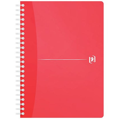 Oxford Office Wirebound Notebook, A5, 180 Pages, Random Bright Colour, Pack of 5