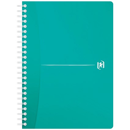 Oxford Office Wirebound Notebook, A5, 180 Pages, Random Bright Colour, Pack of 5