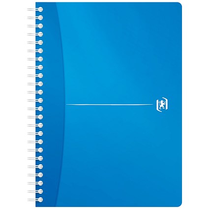 Oxford Office Wirebound Notebook, A5, 180 Pages, Random Bright Colour, Pack of 5
