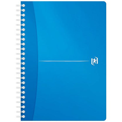 Oxford Office Wirebound Notebook, A5, 180 Pages, Random Bright Colour, Pack of 5