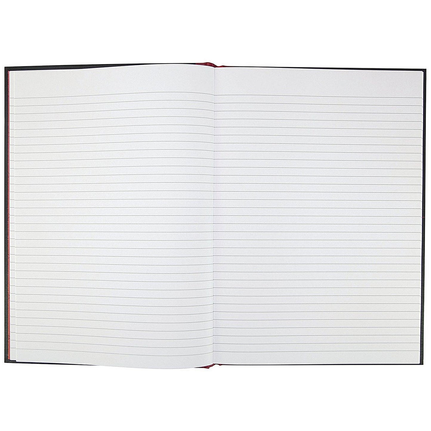 Black n' Red Hardback Casebound Recycled Notebook, A4, Ruled, 192 Pages, Pack of 2