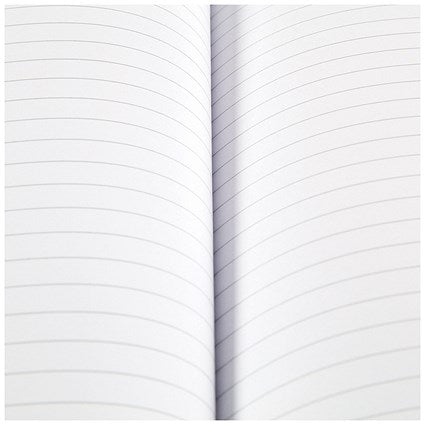 Black n' Red Casebound Notebook, A5, Ruled & Numbered, 144 Pages