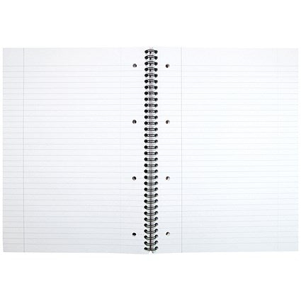 Cambridge Jotter Wirebound Notebook, A4, Ruled with Margin, 200 Pages, Pack of 3