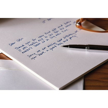 Basildon Bond Watermarked Pad, 229x178mm, 40 Sheets, White, Pack of 10