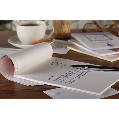 Basildon Bond Watermarked Pad, 229x178mm, 40 Sheets, White, Pack of 10