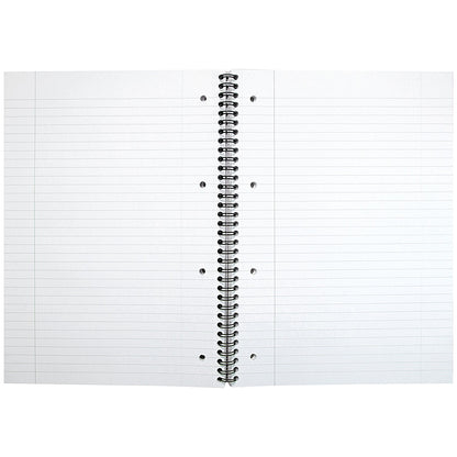 Cambridge Notebook Recycled Wirebound Notebook, A4, Ruled with Margin, 200 Pages, Pack of 3