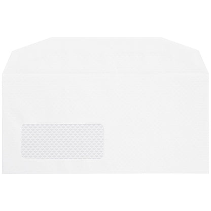 Postmaster DL Wallet Envelopes with Window, 90gsm, Gummed, White, Pack of 500