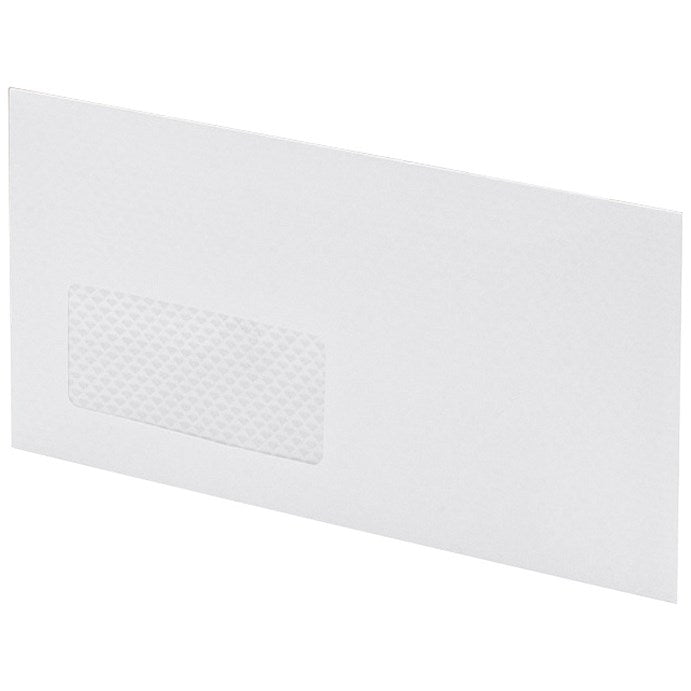 Postmaster DL Wallet Envelopes with Window, 90gsm, Gummed, White, Pack of 500 Easy2Order : JDB29153