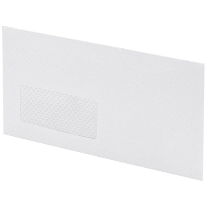 Postmaster DL Wallet Envelopes with Window, 90gsm, Gummed, White, Pack of 500 Easy2Order : JDB29153
