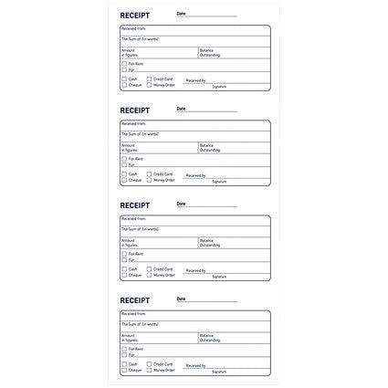Challenge Carbonless Duplicate Receipt Book, 200 Sets, 141x280mm, Pack of 1