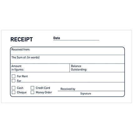 Challenge Carbonless Duplicate Receipt Book, 200 Sets, 141x280mm, Pack of 1