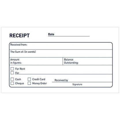Challenge Carbonless Duplicate Receipt Book, 200 Sets, 141x280mm, Pack of 1