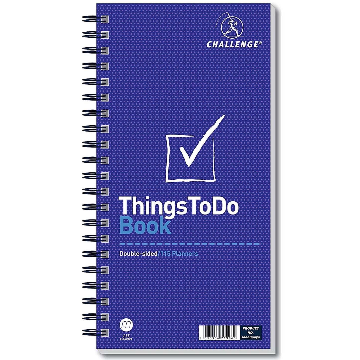 Challenge Wirebound Things to do Today Book, Perforated, 280x141mm, 115 Pages