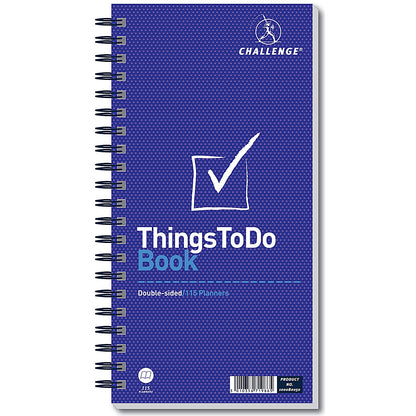 Challenge Wirebound Things to do Today Book, Perforated, 280x141mm, 115 Pages