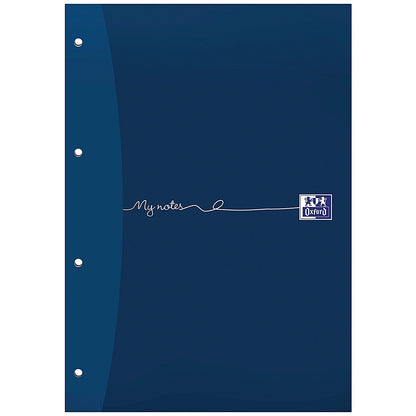 Oxford My Notes Sidebound Refill Pad, A4, Ruled with Margin, 200 Pages, Blue, Pack of 5