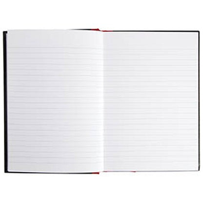Black n' Red Recycled Casebound Notebook, A5, Ruled, 192 Pages, Pack of 5