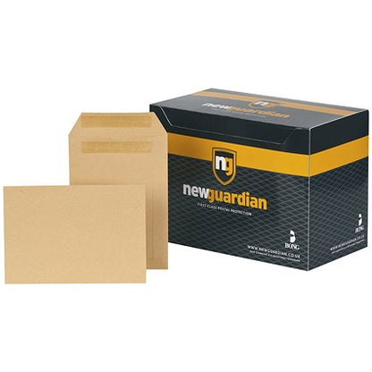 New Guardian Heavyweight C5 Pocket Envelopes, Manilla, Self Seal, 130gsm, Pack of 250