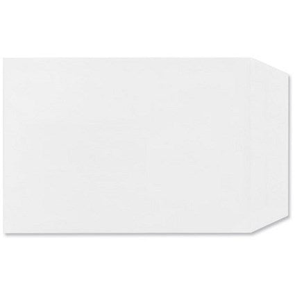 Plus Fabric C5 Pocket Envelopes, Self Seal, 120gsm, White, Pack of 500