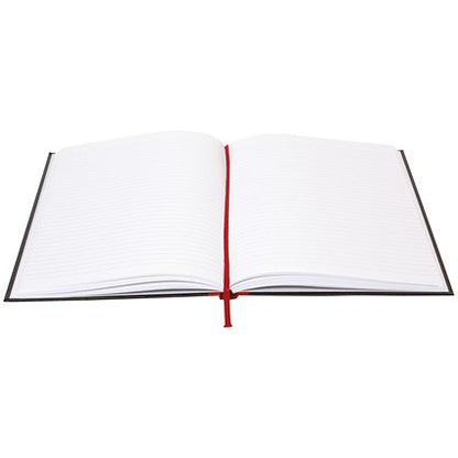 Black n' Red Casebound Notebook, A4, Ruled, 192 Pages, Pack of 5