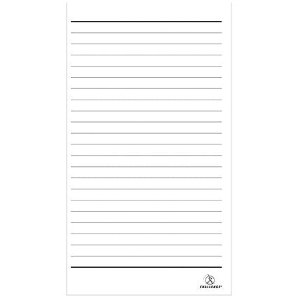Challenge Carbonless Duplicate Book, Ruled, 100 Sets, 210x130mm, Pack of 5