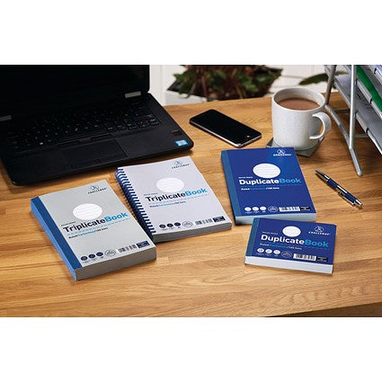Challenge Carbonless Duplicate Book, Ruled, 100 Sets, 210x130mm, Pack of 5