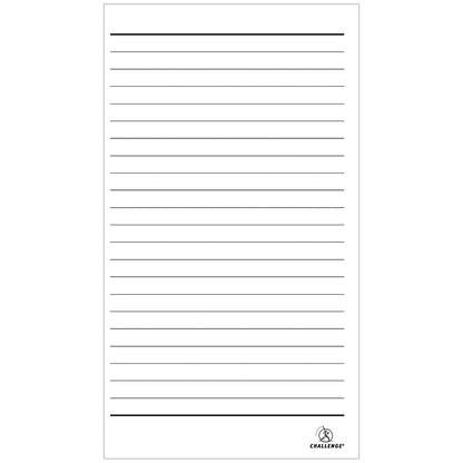 Challenge Carbonless Wirebound Duplicate Book, Ruled, 50 Sets, 210x130mm, Pack of 5