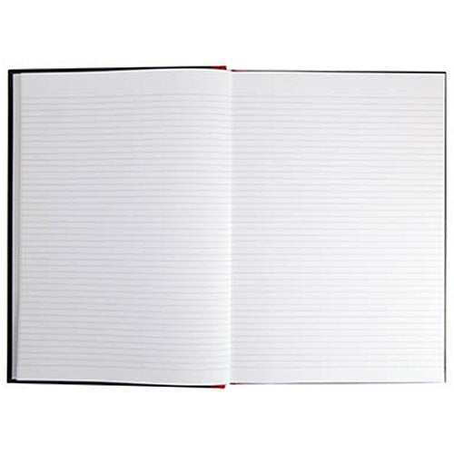 Black n' Red Casebound Notebook, A4, Narrow Ruled, 192 Pages, Pack of 5