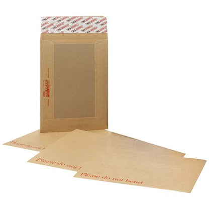 New Guardian C4 Heavyweight Board-backed Envelopes, 130gsm, Peel & Seal, Manilla, Pack of 125