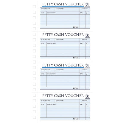Challenge Carbonless Wirebound Duplicate Petty Cash Book, 200 Sets, 280x141mm, Pack of 1