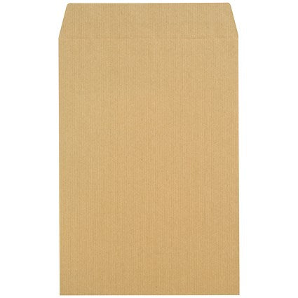 New Guardian Heavyweight C4 Pocket Envelopes, Manilla, Self Seal, 130gsm, Pack of 250