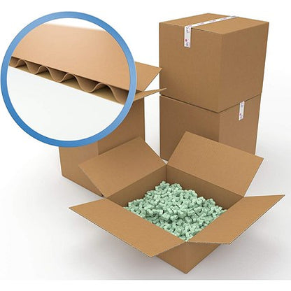 Single Wall Corrugated Dispatch Cartons, W127xD127xH127mm, Brown, Pack of 25