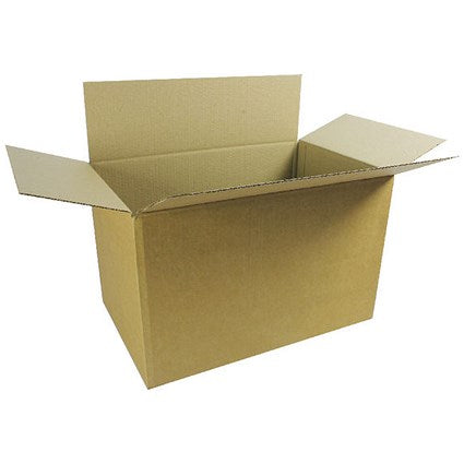 Single Wall Corrugated Dispatch Cartons, W482xD305xH305mm, Brown, Pack of 25