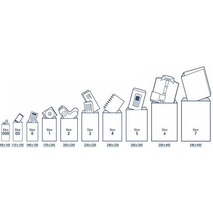 Jiffy Airkraft No.6 Bubble Lined Postal Bags, 290x445mm, Peel & Seal, White, Pack of 100 Easy2Order : JF79957