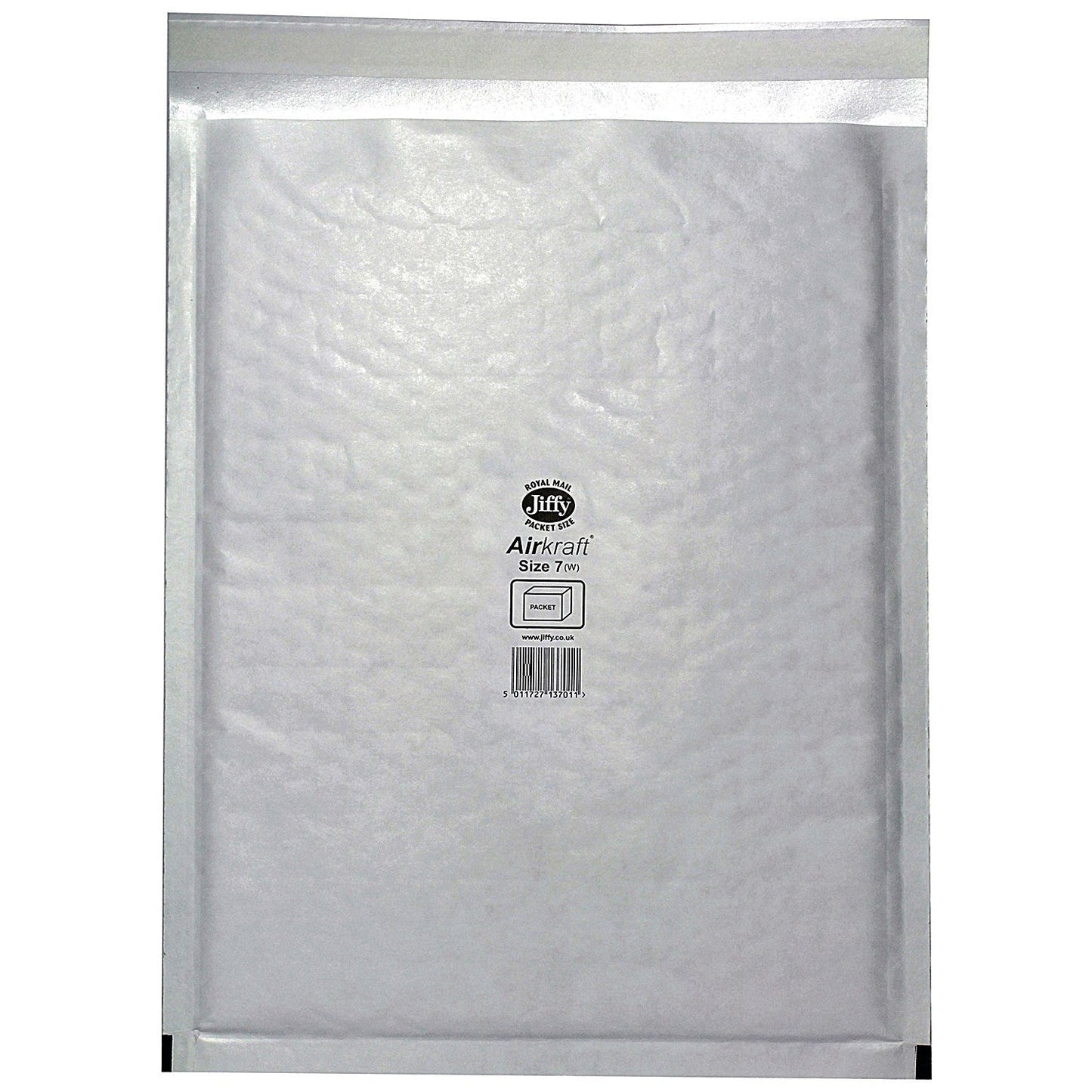 Jiffy Airkraft No.7 Bubble Lined Postal Bags, 340x445mm Peel & Seal, Multi White, Pack of 10 Easy2Order : JF79979