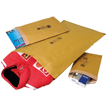 Jiffy No.00 Padded Bag,105x229mm, Gold, Pack of 200
