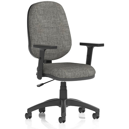 Eclipse Plus I Operator Chair, Height Adjustable Arms, Charcoal