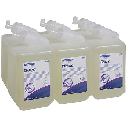 Kleenex Frequent Use Hand Wash Cartridge, 1 Litre, Pack of 6