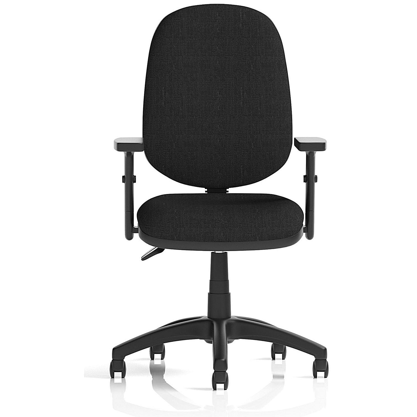 Eclipse Plus II Operator Chair, Height Adjustable Arms, Black