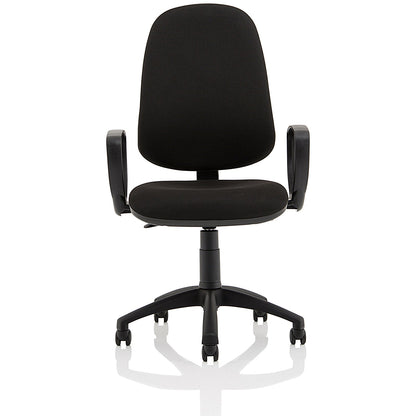 Eclipse Plus XL Operator Chair, Fixed Height Arms, Black