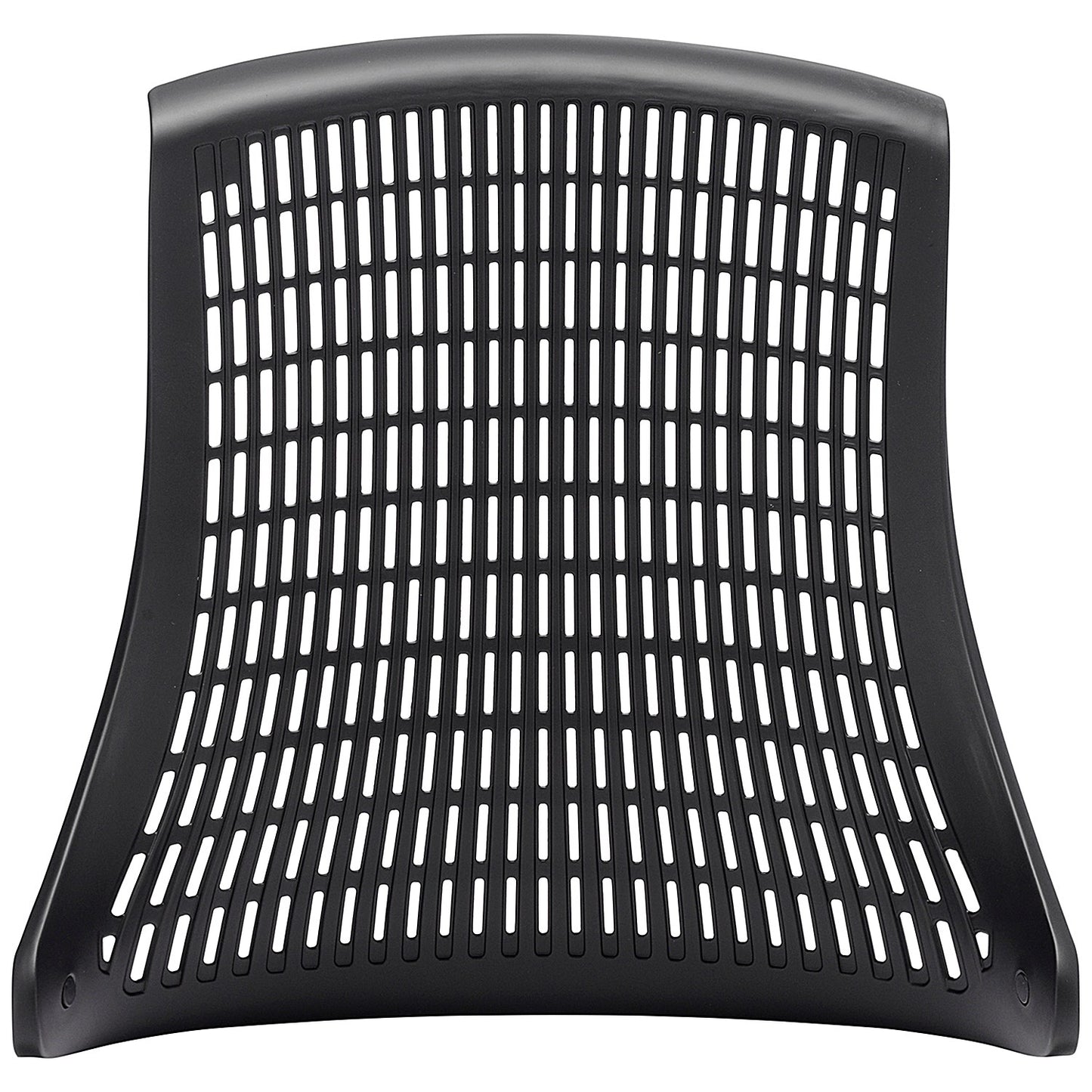 Flex Task White Frame & Black Seat Operator Chair, Headrest, Height Adjustable Arms, Black Back
