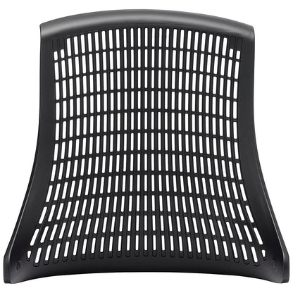 Flex Task Black Frame & Seat Operator Chair, Headrest, Height Adjustable Arms, Black Back