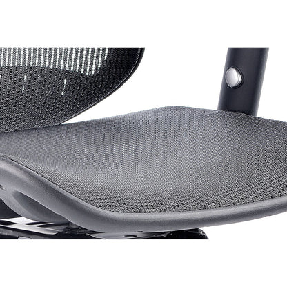 Mirage Mesh Back Executive Chair, Headrest, Height Adjustable Arms, Black