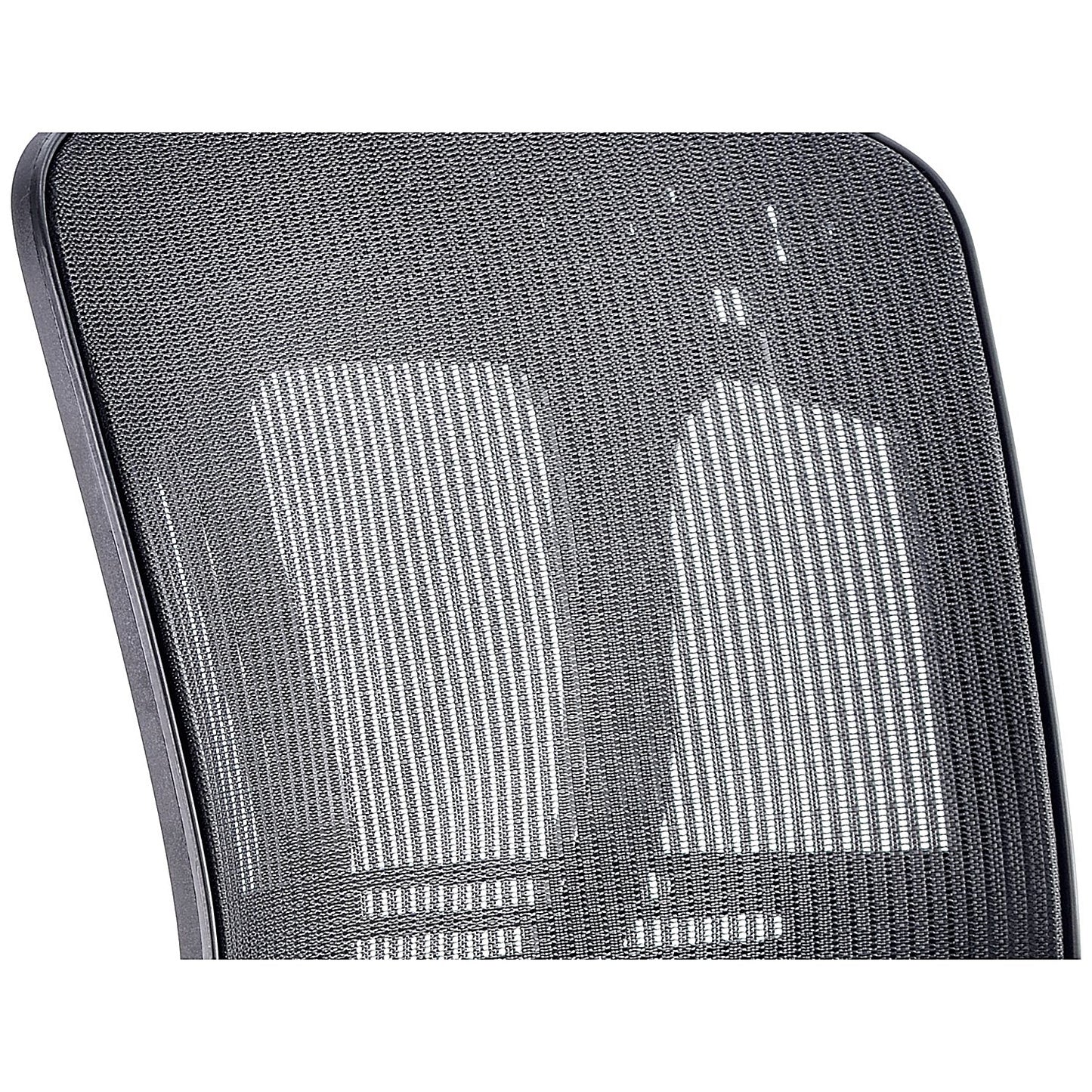 Mirage Mesh Back Executive Chair, Headrest, Height Adjustable Arms, Black