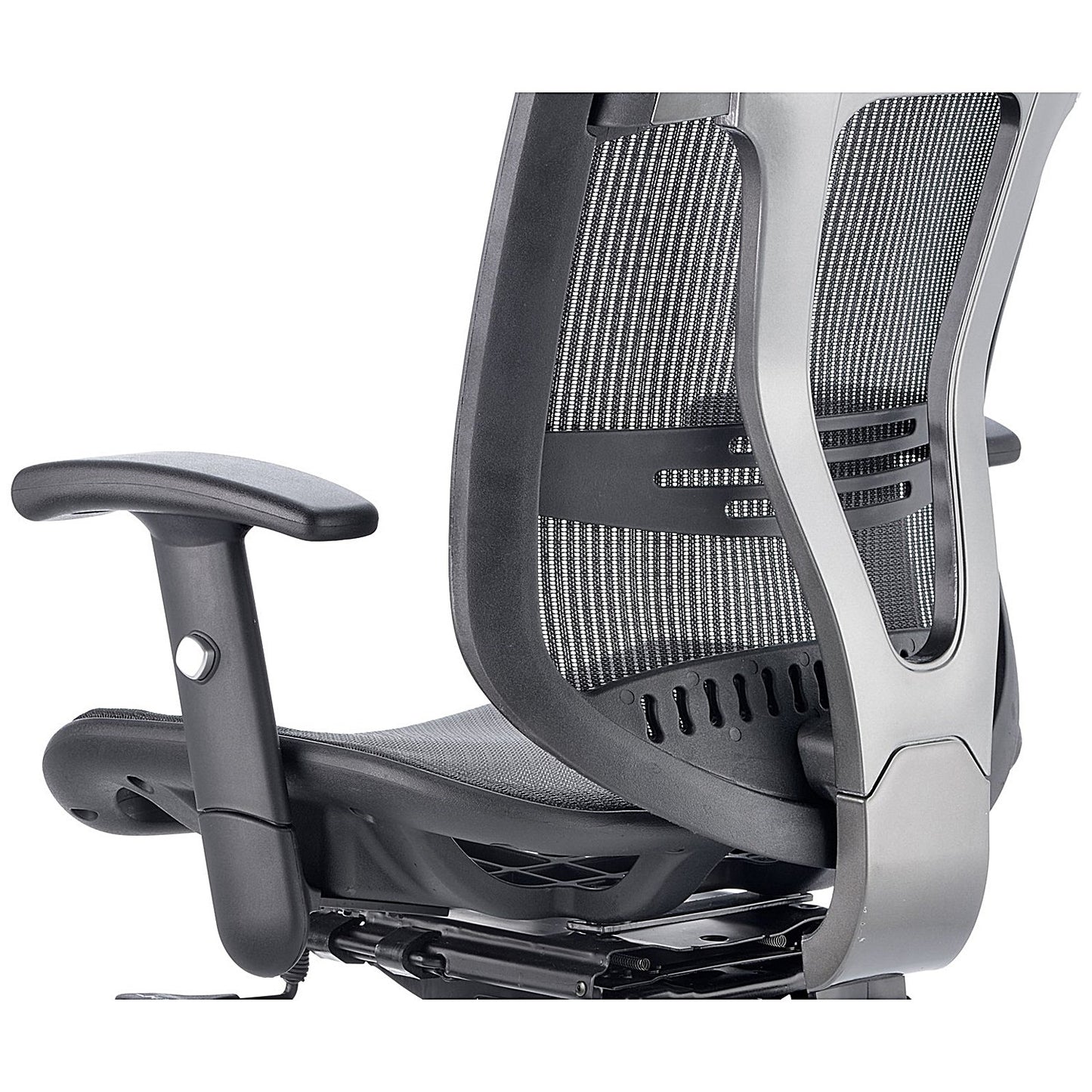 Mirage Mesh Back Executive Chair, Headrest, Height Adjustable Arms, Black