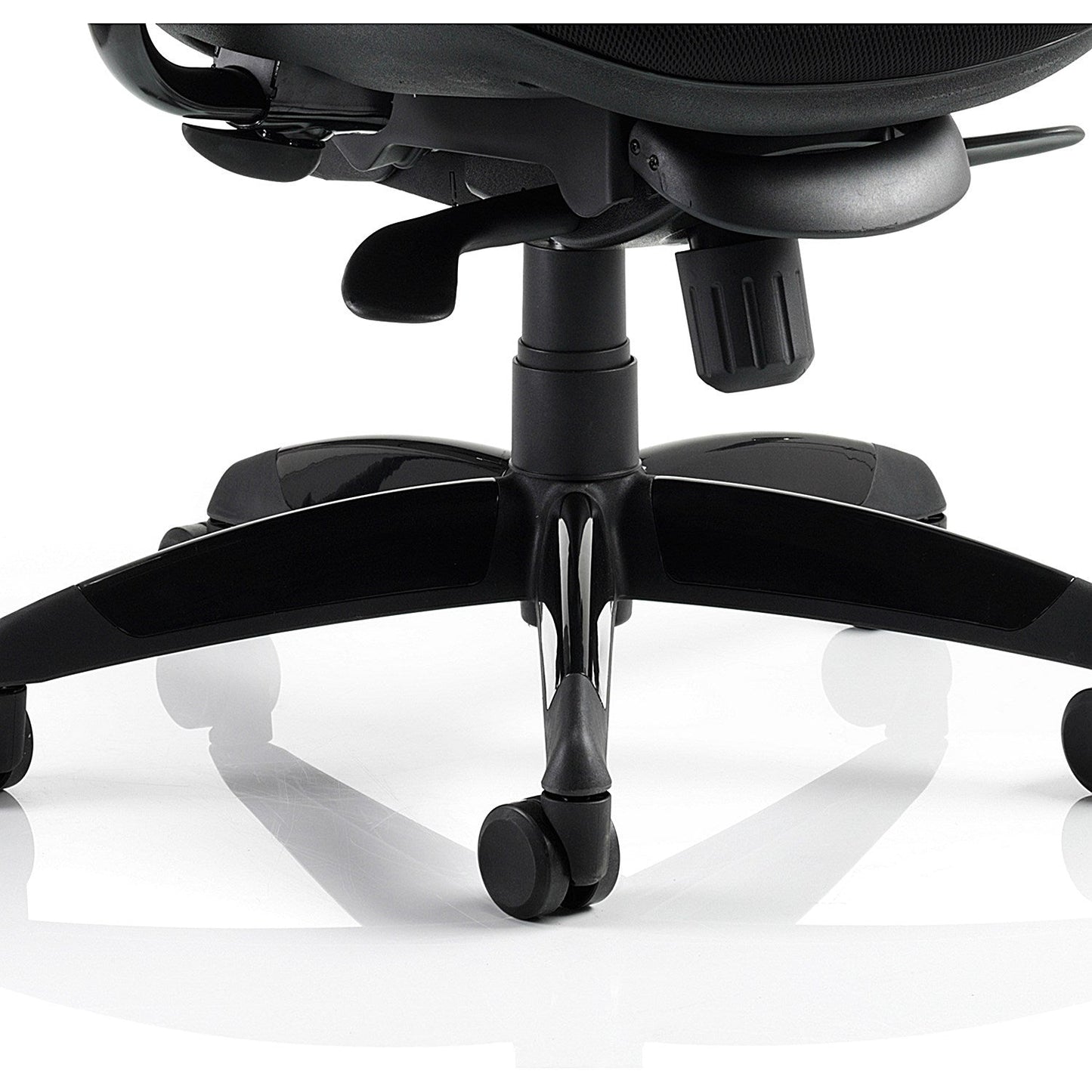 Stealth Shadow Ergo Mesh Back Posture Chair, Headrest, Height Adjustable Arms, Black