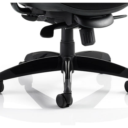 Stealth Shadow Ergo Mesh Back Posture Chair, Headrest, Height Adjustable Arms, Black