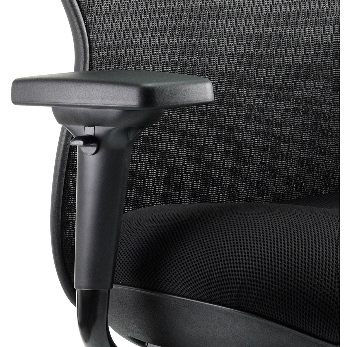 Stealth Shadow Ergo Mesh Back Posture Chair, Headrest, Height Adjustable Arms, Black