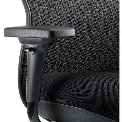Stealth Shadow Ergo Mesh Back Posture Chair, Headrest, Height Adjustable Arms, Black
