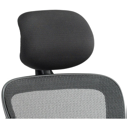 Stealth Shadow Ergo Mesh Back Posture Chair, Headrest, Height Adjustable Arms, Black