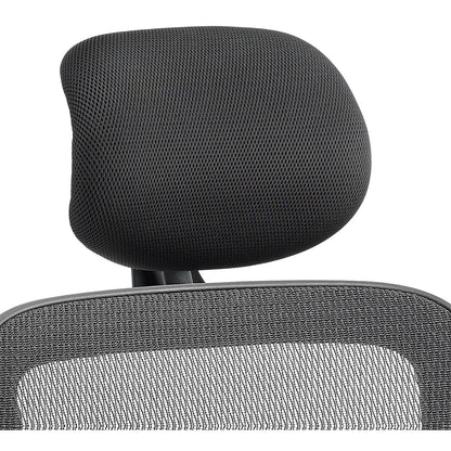 Stealth Shadow Ergo Mesh Posture Chair, Headrest, Height Adjustable Arms, Black